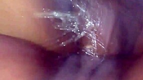 Ebony couple explores homemade amateur session with passion