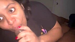 i'm veronica watching netflix while sucking this big black cock and getting a facial