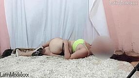 Latina teen in lingerie wants to make money with content