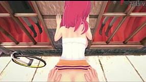 สาวอนิเมะน่ารักโดล่าสเตฟานีโดนเย็ด POV สาธารณะ โชว์นมใหญ่กลางแจ้ง