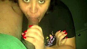 i'm veronica watching netflix while sucking this big black cock and getting a facial