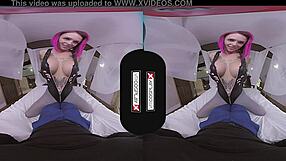 Anna Bell Peaks Gets Her Juicy Pussy Penetrated in Dino Crisis Cosplay VR