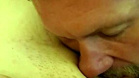 She is eating me out passionately