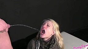 Double piss orgy unfolds wildly