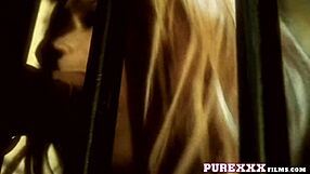 superb blonde gets a hardcore facial cumshot