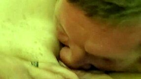 She is eating me out passionately