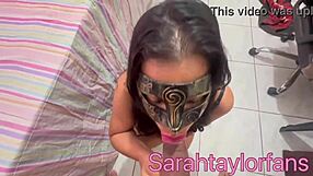 Latina choking on monster cock?