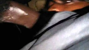 The trans woman leaves the shop after sloppy fun