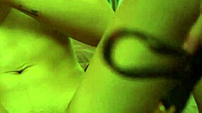 Sexy colombian in lingerie gives blowjob to wet pussy