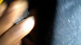 The trans woman leaves the shop after sloppy fun