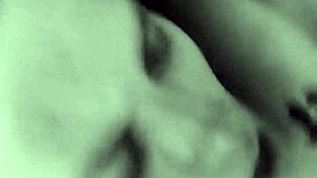 Amateur couple transitions from solo to intimate play