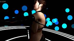 Mmd busty girl performs sexy naked erotic dance in 3d