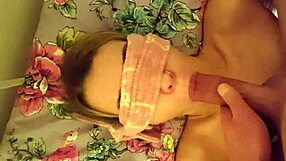 Sucking My Cock with Eyes Tied Up Tight