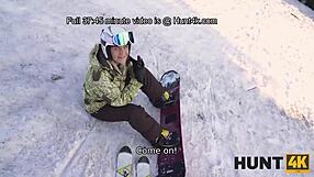 hunt4k: why does husband watch wife fuck skier?