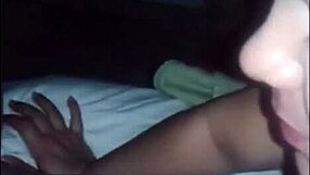 chunky lass in homemade video with ebony friend