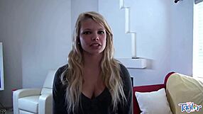 little taylor and her teen girlfriend chat during their couch interview