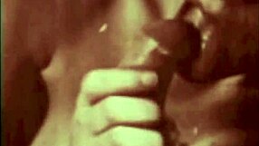 Vintage MILF Blows Big Cock in Horny Home Alone Session
