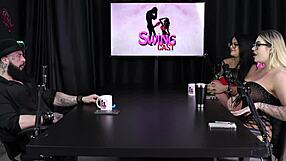 Teen in Sheer Red Lingerie Shares Swingers' Glamour Secrets