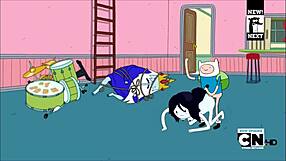 핀과 마셀린의 3D 카툰 섹스 모험