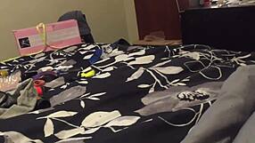 Babygirl with tattoos explores deepthroat challenges in a neutral setting