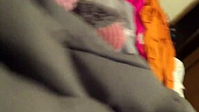 Babygirl with tattoos explores deepthroat challenges in a neutral setting