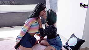 Trying to hit fame, my friend and I ended up fucking like crazy. Our wet pussies just couldn't stop!