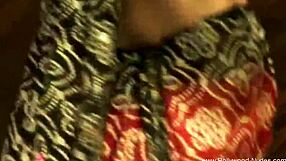 Bollywood Dancing by Sensual Indian Brunette Turns Into Erotic Teasing Display