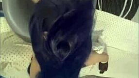 Petite Hinata in Bunny Costume Takes Huge Black Cock Anal.