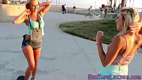 Lesbian Blondes Create a Homemade Movie in High Definition Reality Style