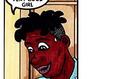 Uncensored comic featuring a fat BBW character