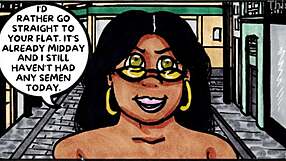 Uncensored comic featuring a fat BBW character