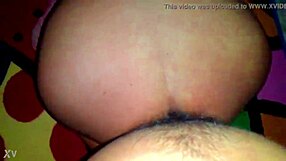 Susy Bent Over in Intense Doggystyle, Big Ass Latina Creampied Hard by Mexican Lover