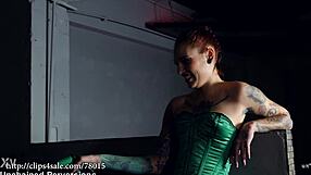 Silvia Rubi teaches harsh water humiliation lessons to her slave.