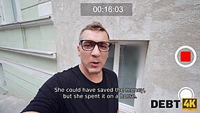 Blonde czech woman watched closely in reality pov sex