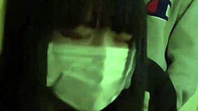 Japanese girl gets to have an orgasm with Vibrator during outdoor date