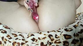 Popoliana Opens Her Ass with Glass Plug and Rides Dildo Fully in Red