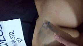 hot teen prostitute bent over in doggystyle, moaning on big cock until cumshot