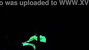 Dayanara's Black Light POV Hardcore Fetish Sex Session 😈