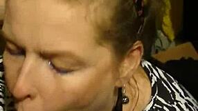Naughty Mark Gives Mature Blowjob