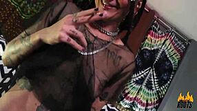 caroleta dances and sucks netto's big cock then rides it hard 😈