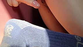 Wife teases wet holes with toys in POV masturbation