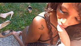 i saw a latina boy and ebony trans woman together in the garden