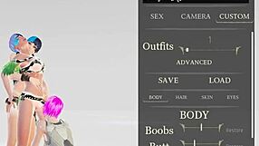 Wild Lesbian Teen Threesome in a Game of Passion