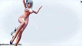 Cute bikini fashion in sea breeze 😊