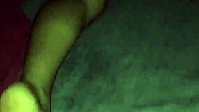 Latina wife's juicy pussy and ass in red thong