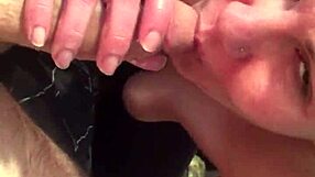 Queenlaroyale blows her lover's cock!