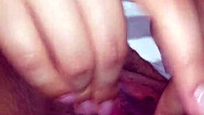 Latina Teasing Her Pussy Playfully