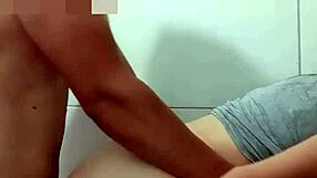 Latina teen quickie in sogra's bathroom round 2