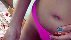 Perfect amateur couple explores intimate moments together.