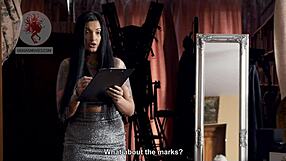 Bruneta iubitoare de pornstar tocmai a fost prinsă și pedepsită ca servitoare